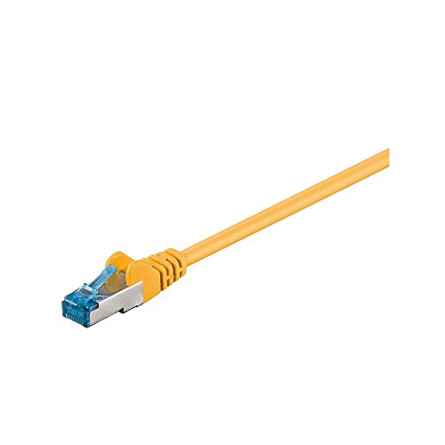 Goobay Patchkabel RJ-45 Cat.6a S/FTP (gelb