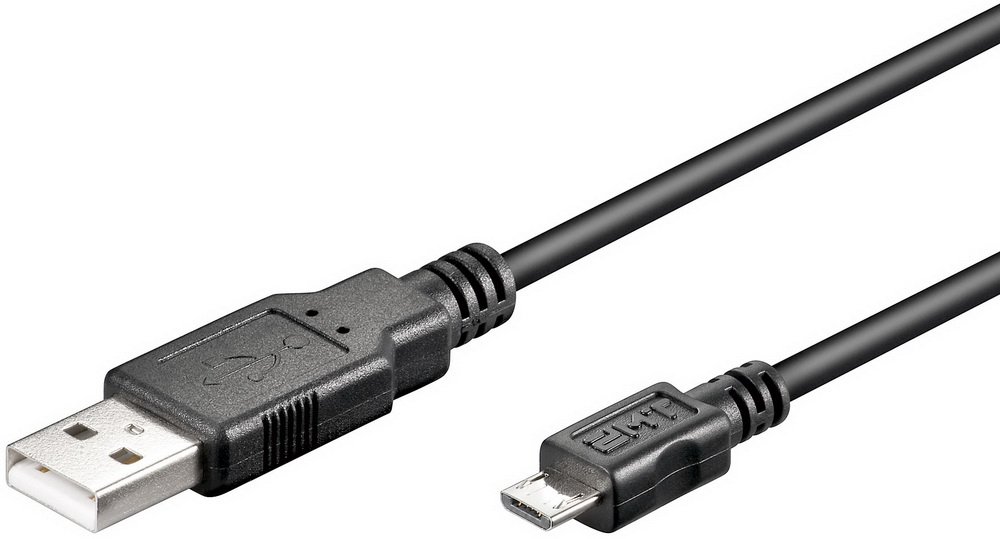 Goobay Cable USB 2.0 type A - Micro B M/M 1m (Noir)