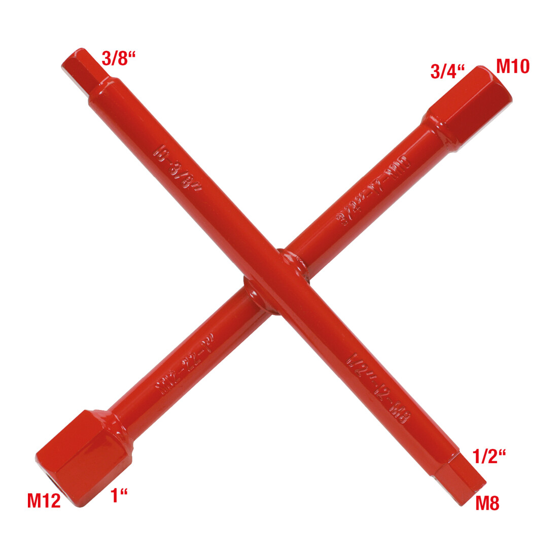 KS TOOLS Clé sanitaire en croix, 7 fonctions