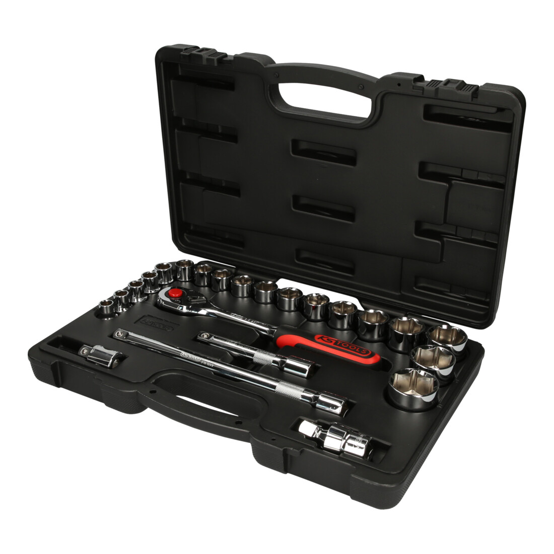 KS TOOLS 1/2' CHROMEplus Coffret de douilles, 23 pcs.