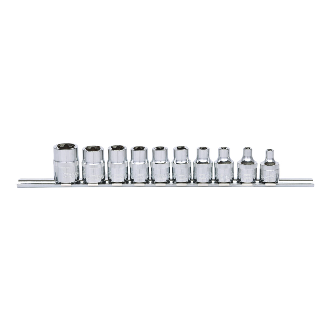 KS TOOLS 3/8' Jeu de douilles Torx E CHROMEplus, 10 pcs.