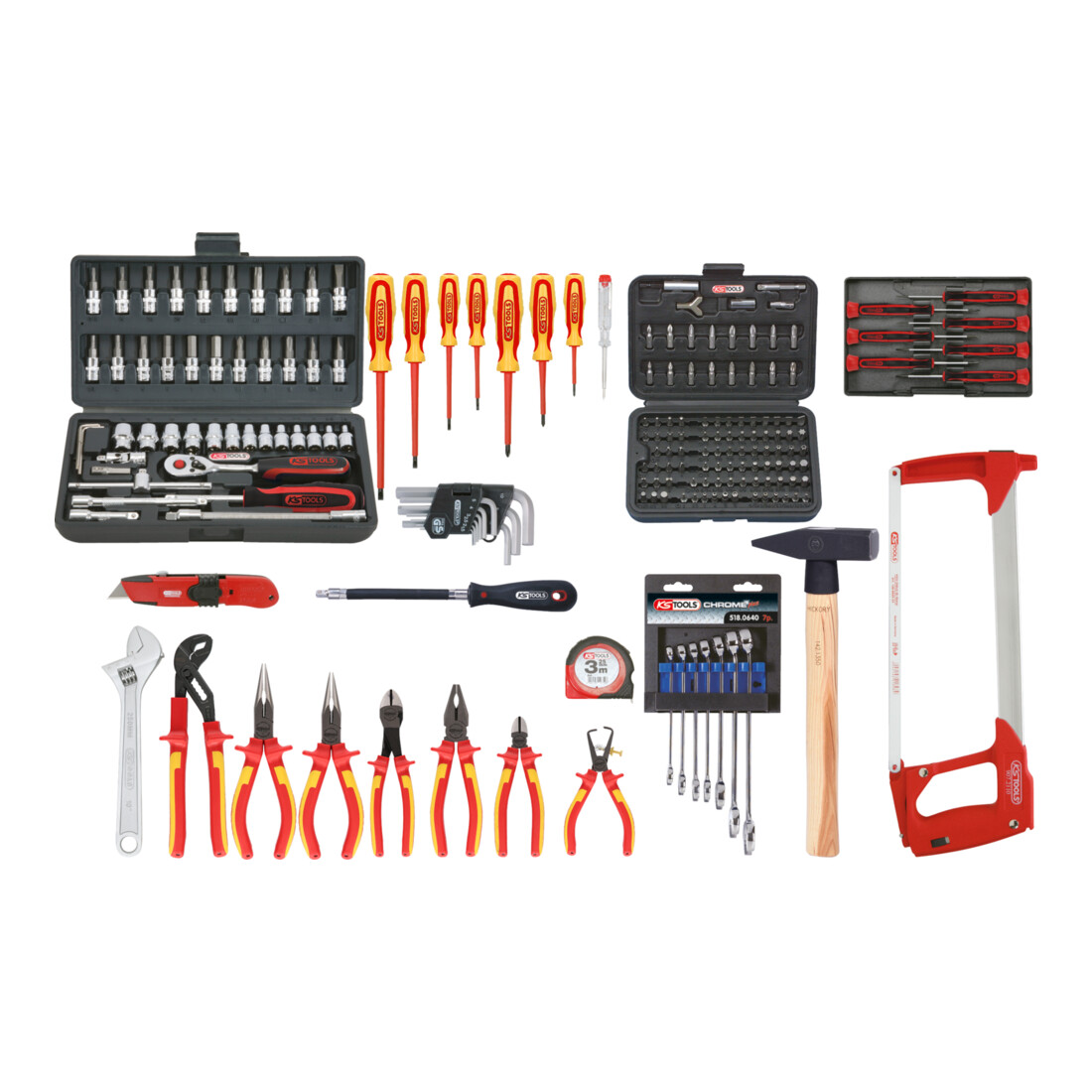 KS TOOLS Valise d'électricien Premium Max, 195 pzs.
