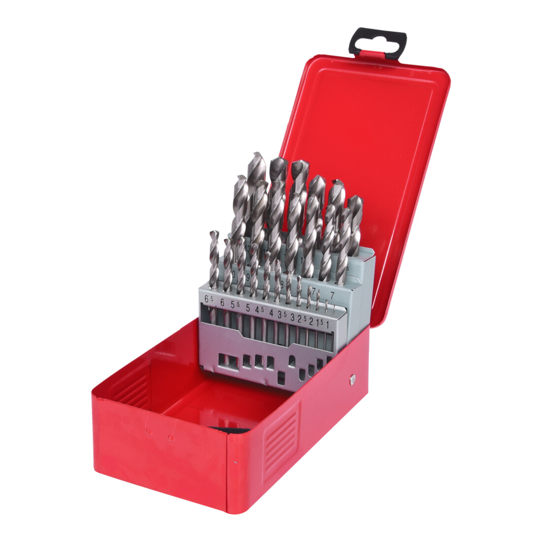 KS TOOLS Coffret de forets étagés HSS TiN, en box métal, 25 pcs. 1-13mm