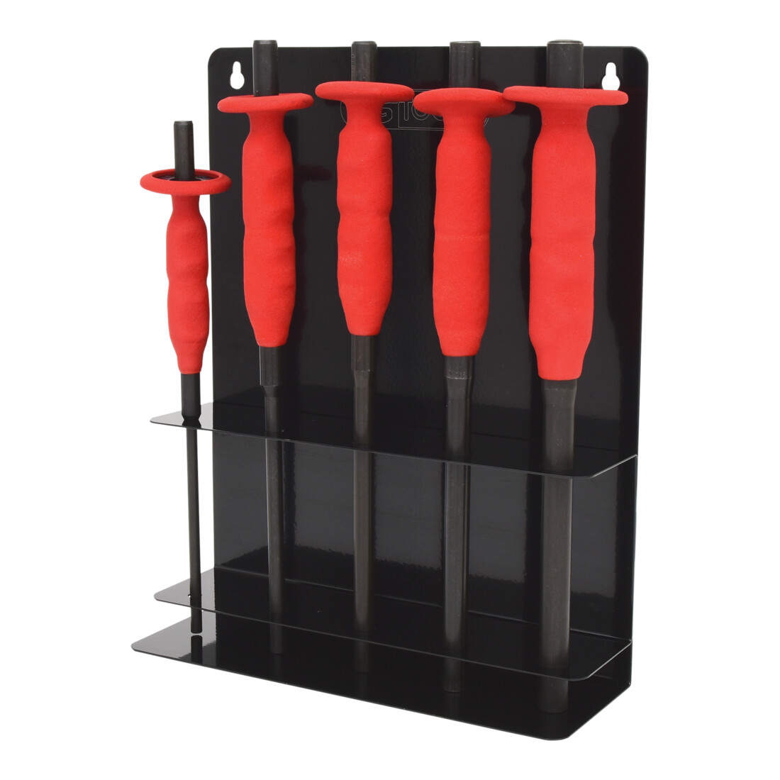 KS TOOLS Jeu de chasse-axes avec poignée de protection, 5 pcs. 6-14mm