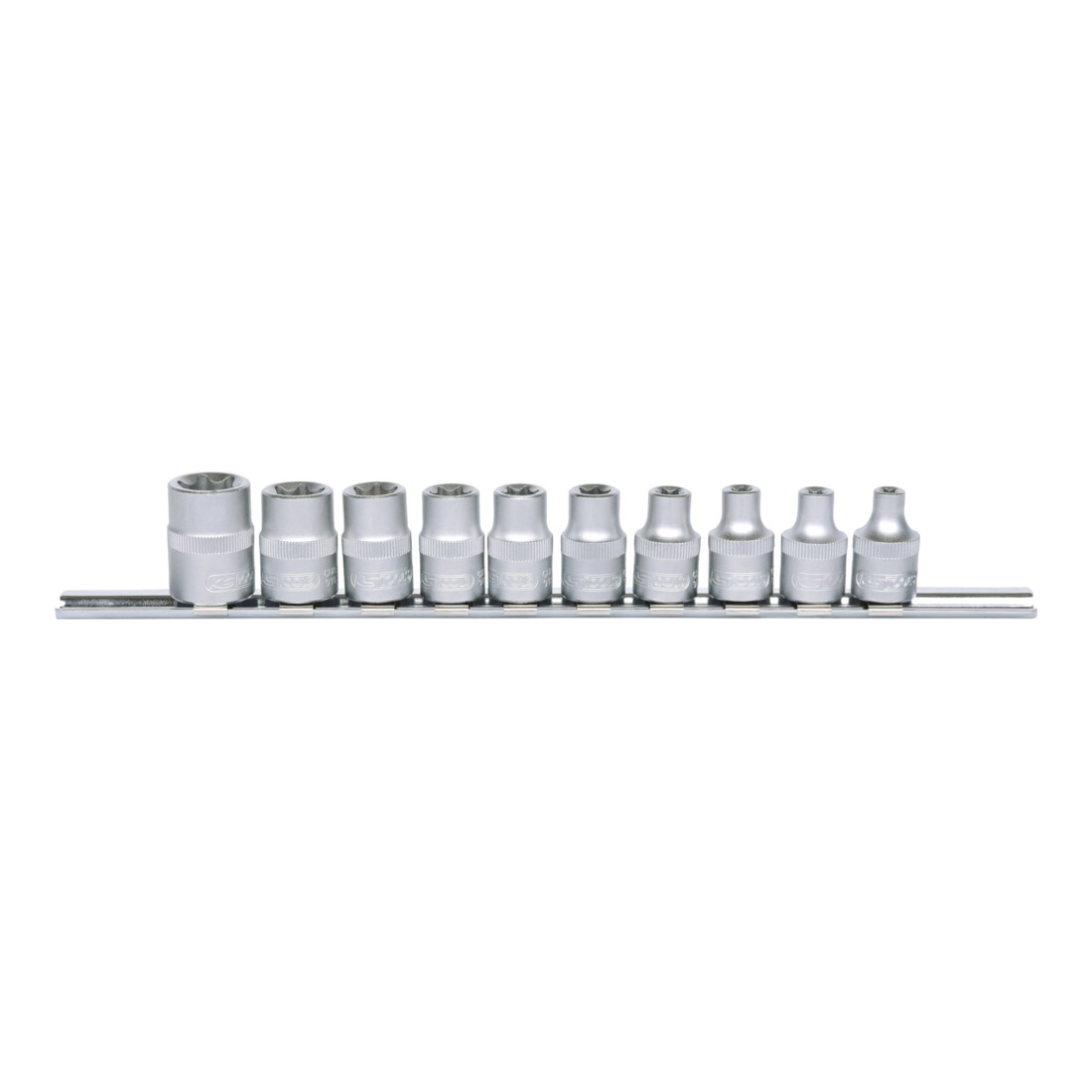 KS TOOLS 3/8' Jeu de douilles, Torx E, 10pcs.E5-E18