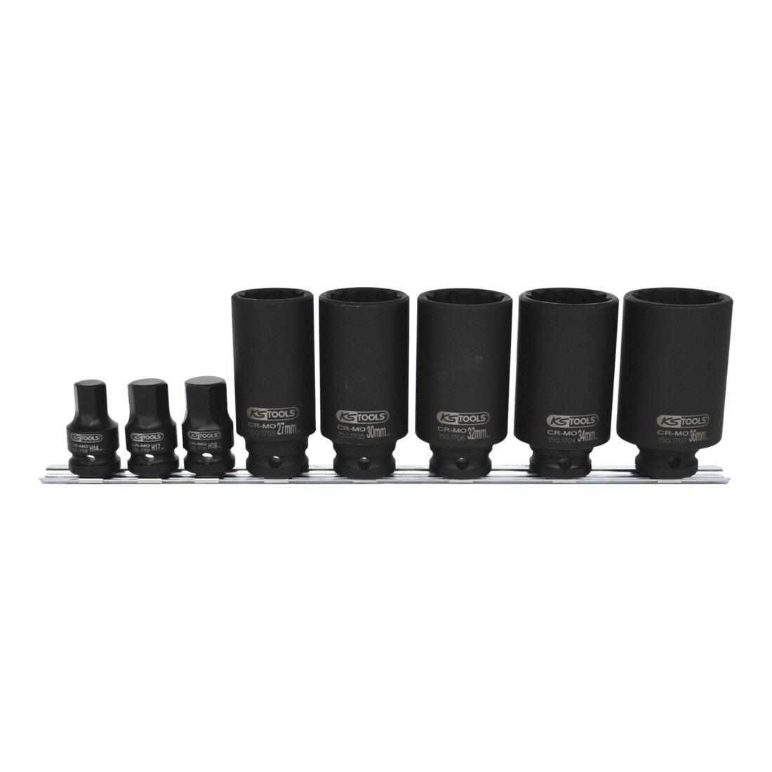 KS TOOLS 1/2' Jeu de douilles pour arbres à cardan, 8 pcs.