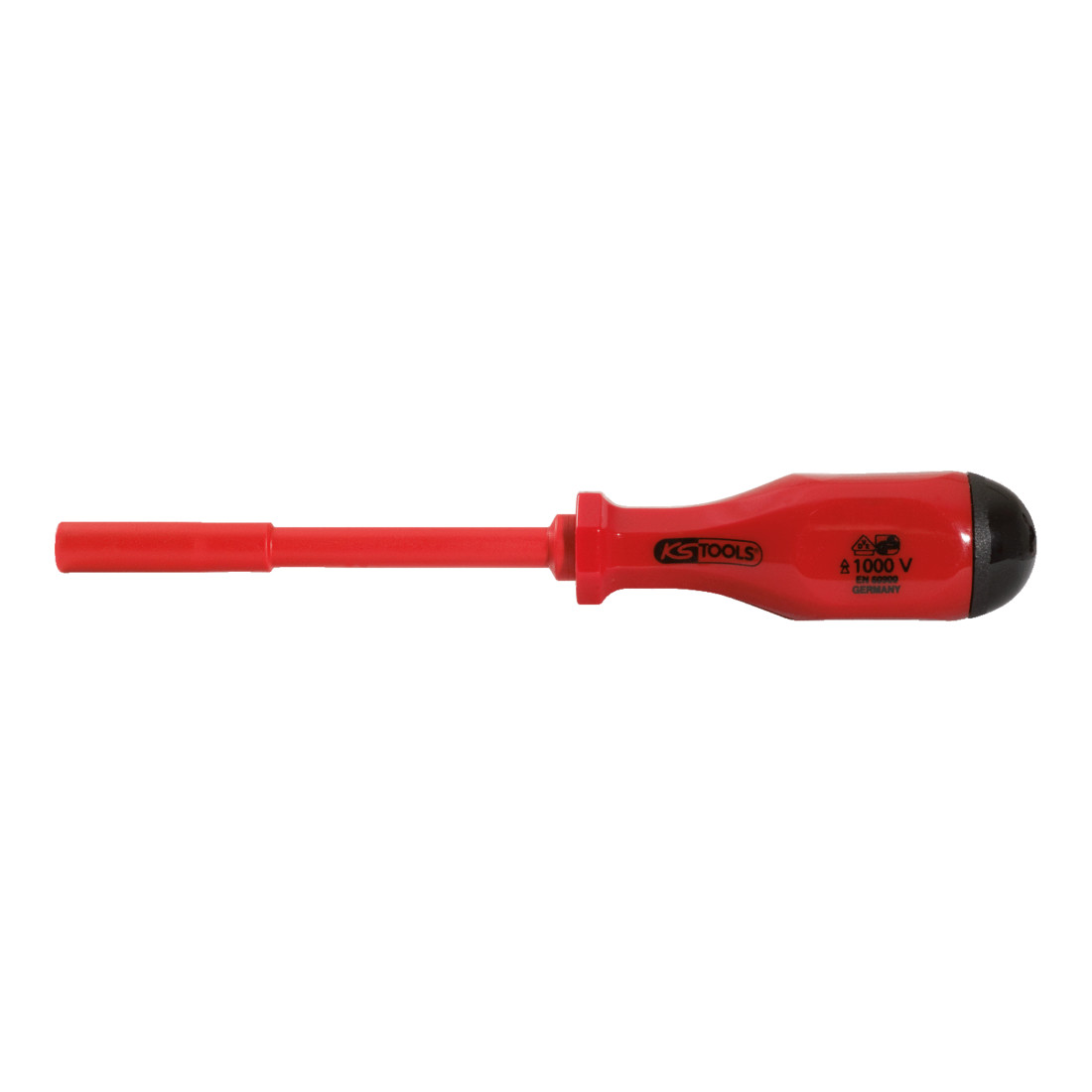 KS TOOLS Tournevis porte-embouts 1/4' avec revêtement isolant et chargeur