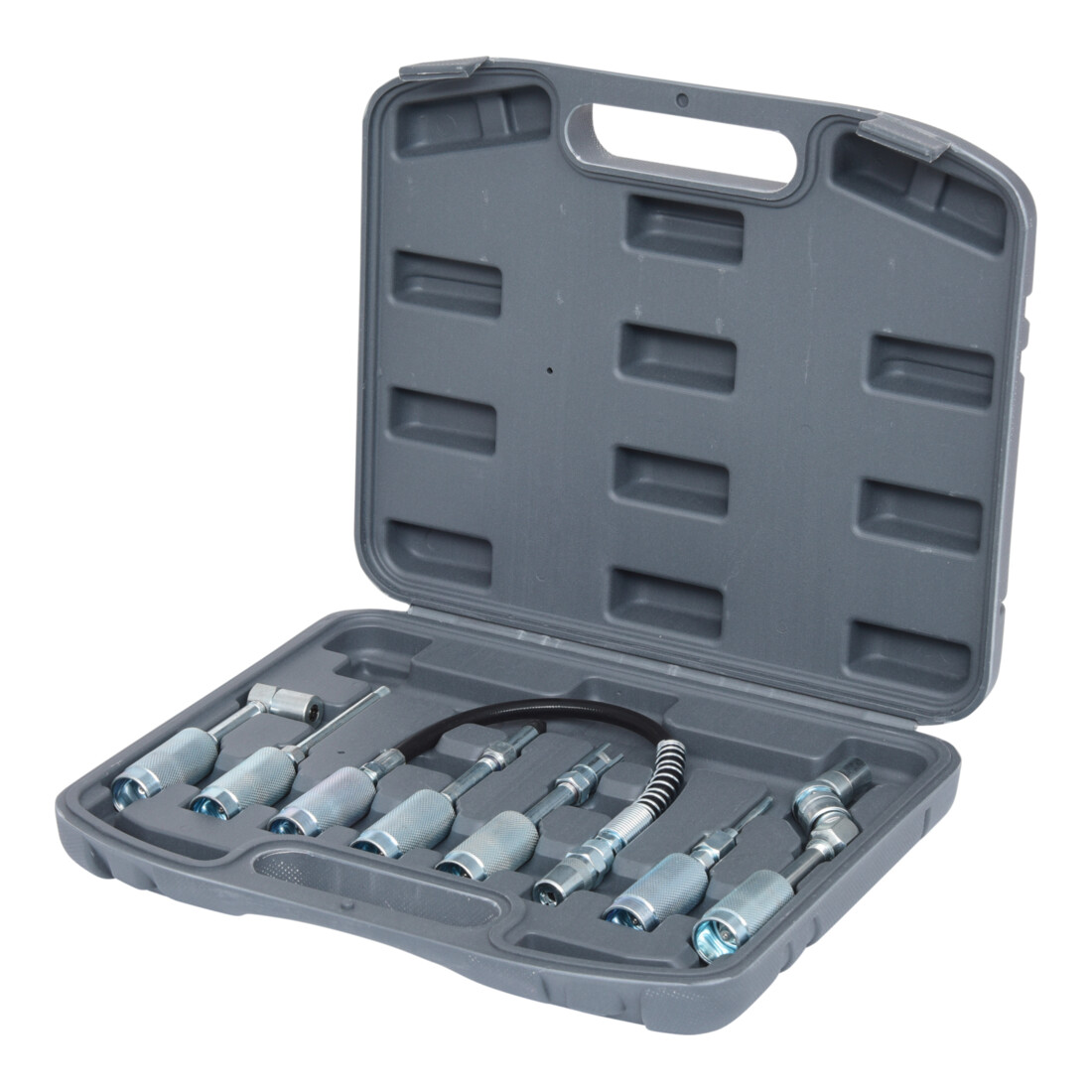 KS TOOLS Jeu d'adaptateurs pour pompe à graisse, 7 pièces