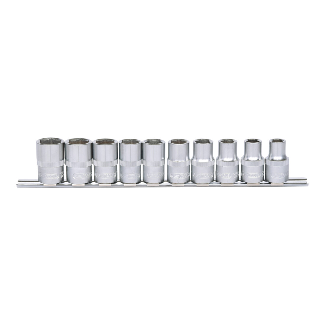KS TOOLS 1/2' Jeu de douilles 6 pans, 10 pcs. 10-19 mm