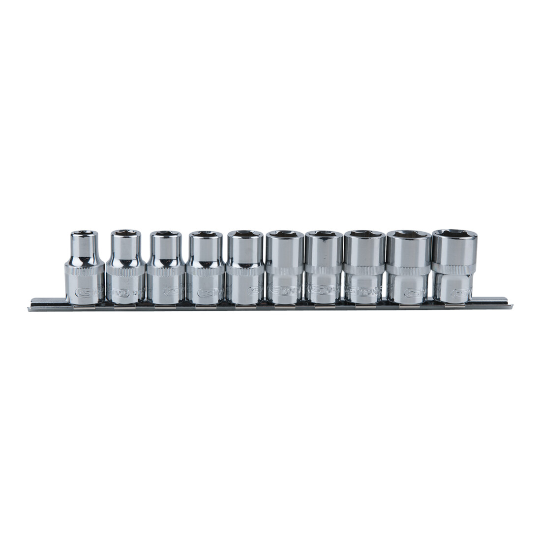 KS TOOLS 1/2' Jeu de douilles 6 pans CHROMEplus, 10 pcs.