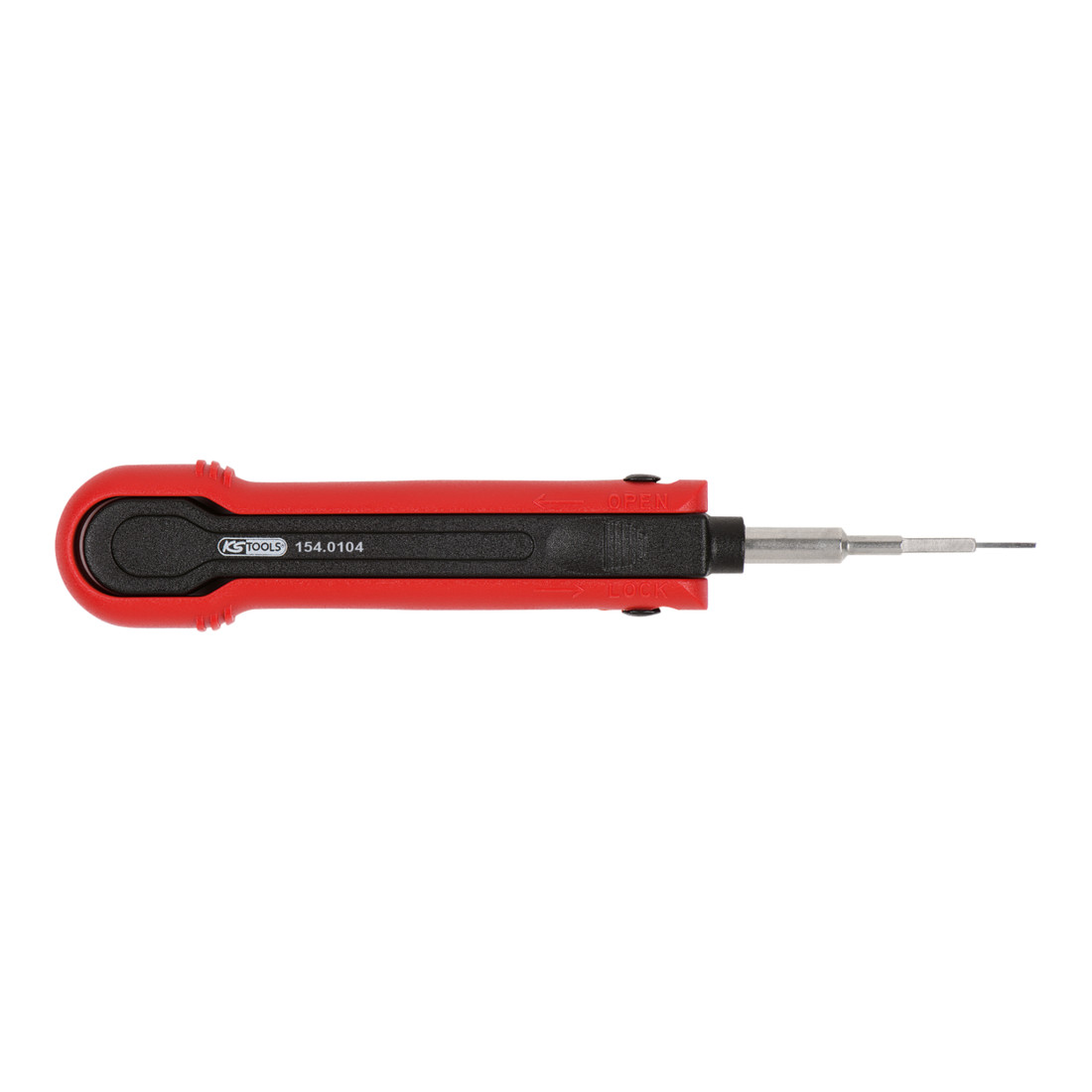 KS TOOLS Extracteur de cosses pour connecteur plat et cosses Faston 1,2 mm (AMP Tyco MCP)