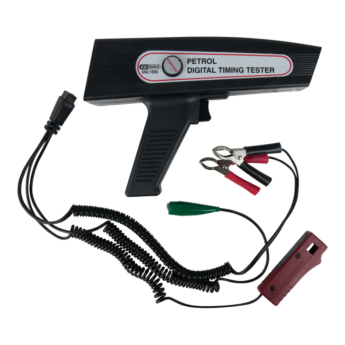 KS TOOLS Pistolet digital de calage d'allumage (stroboscope) avec affichage LED