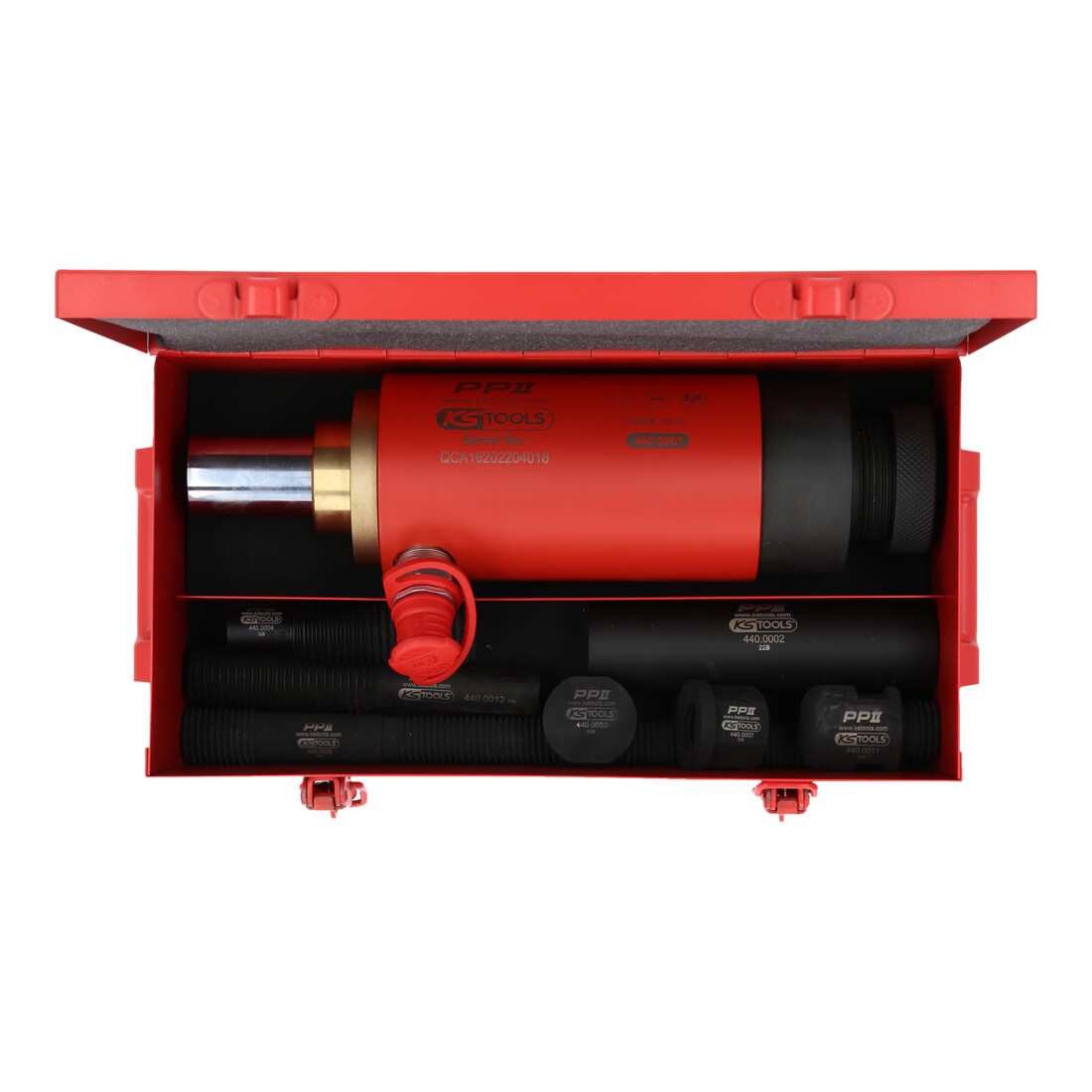 KS TOOLS Coffret vis de force hydraulique, 16t, 10 pcs.