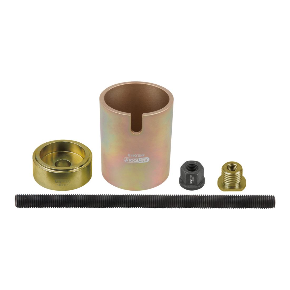 KS TOOLS Jeu de douilles pour silents blocs avants pour Volkswagen T5, 5 pcs.