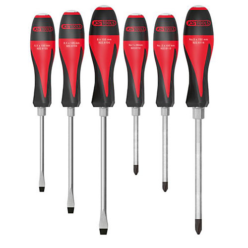 KS TOOLS Boîte de 6 tournevis ULTIMATEmax, 5,5 à 8 mm