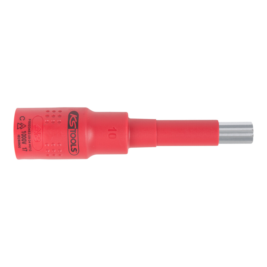 KS TOOLS 3/8' Douille à embout isolée multi-dents, M10, isolée