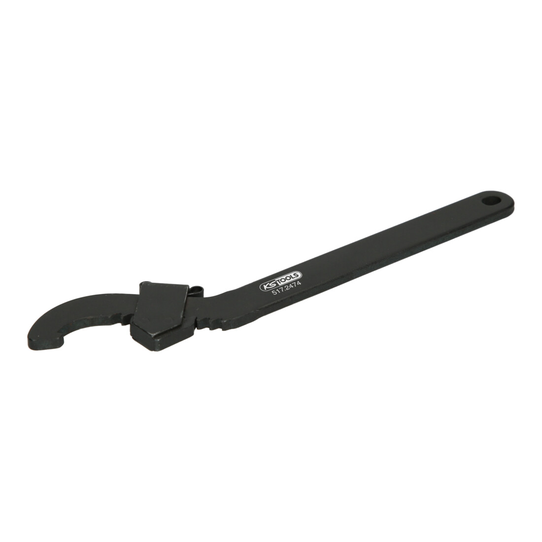 KS TOOLS Clé à crochet ajustable avec nez, 95