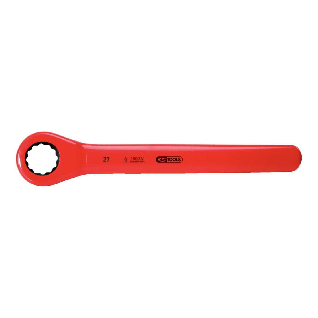 KS TOOLS Clé à cliquet avec isolation protectrice, 5/8'.