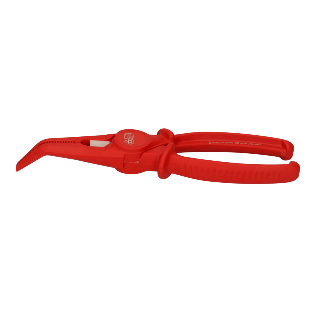 KS TOOLS Pince téléphonique en plastique avec isolation de protection, 195 mm