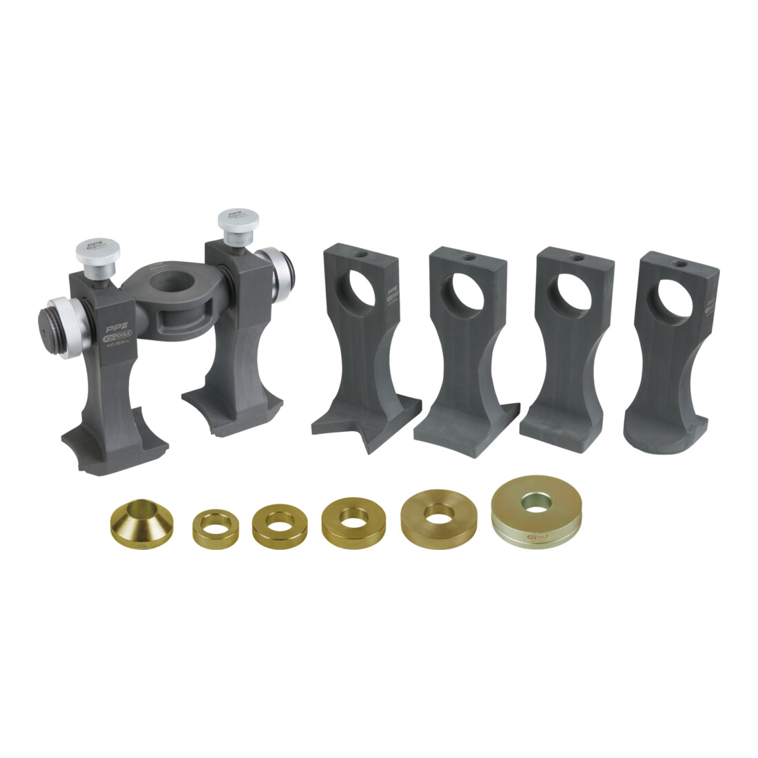 KS TOOLS Outil universel pour le démontage des roulements de roue boulonnés et compacts, 17 pcs.