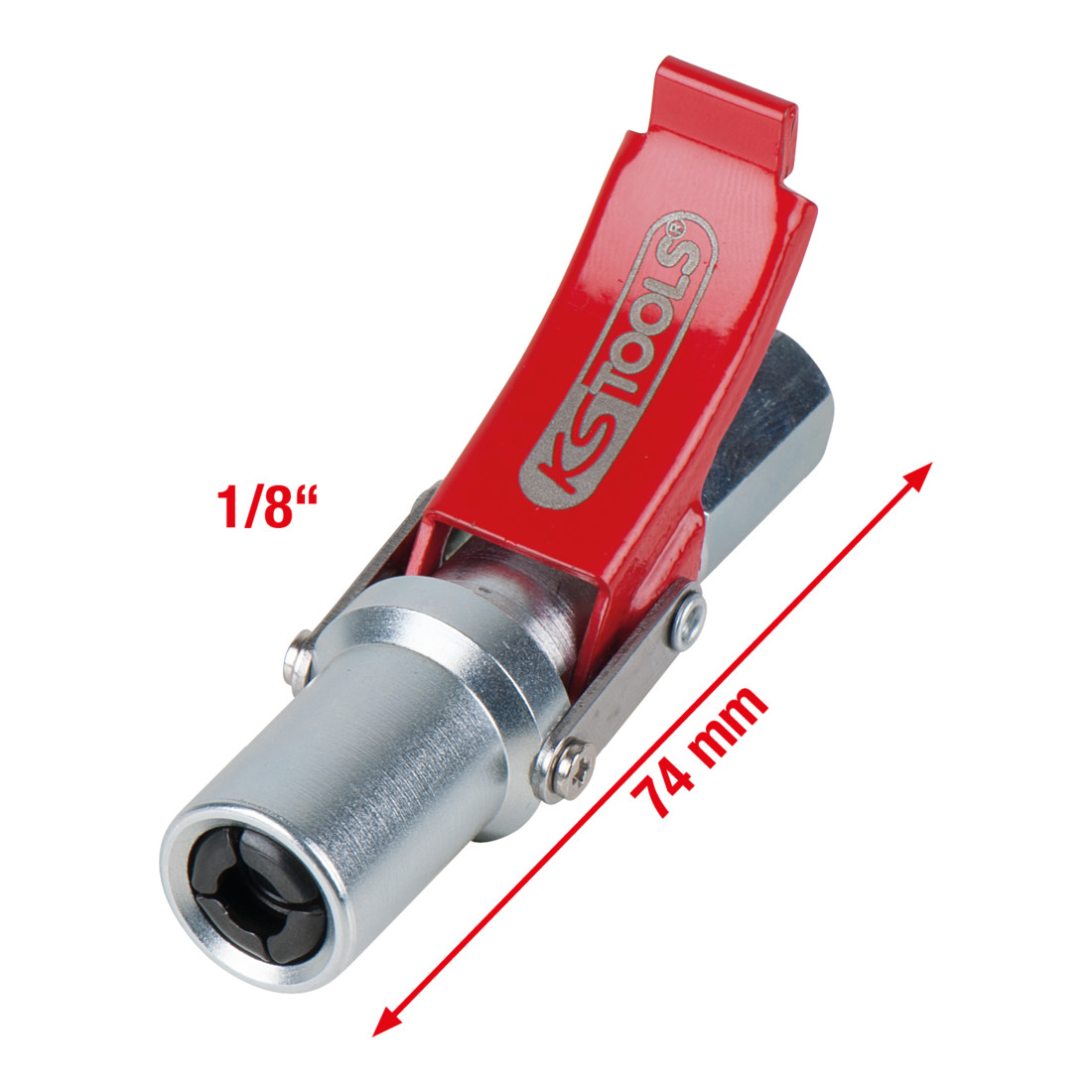 KS TOOLS Coupleur rapide pour pistolet à graisse, 1/8'