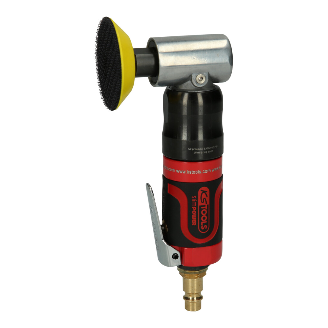 KS TOOLS 1/4' SlimPOWER mini polisseuse à air comprimé