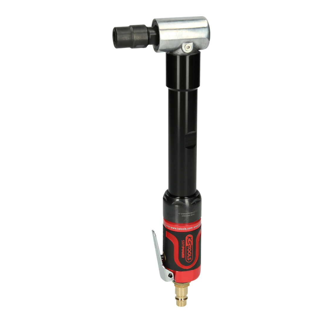 KS TOOLS SlimPOWER mini meuleuse d'angle pneumatique, 18 000 tr/min