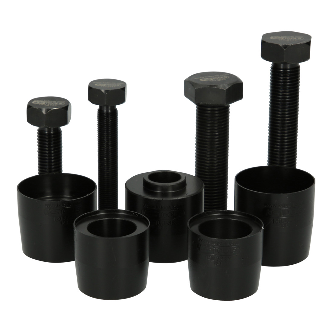 KS TOOLS Jeu d'outils pour le montage de joints à lèvre en téflon et bagues Simmering, 9 pcs.