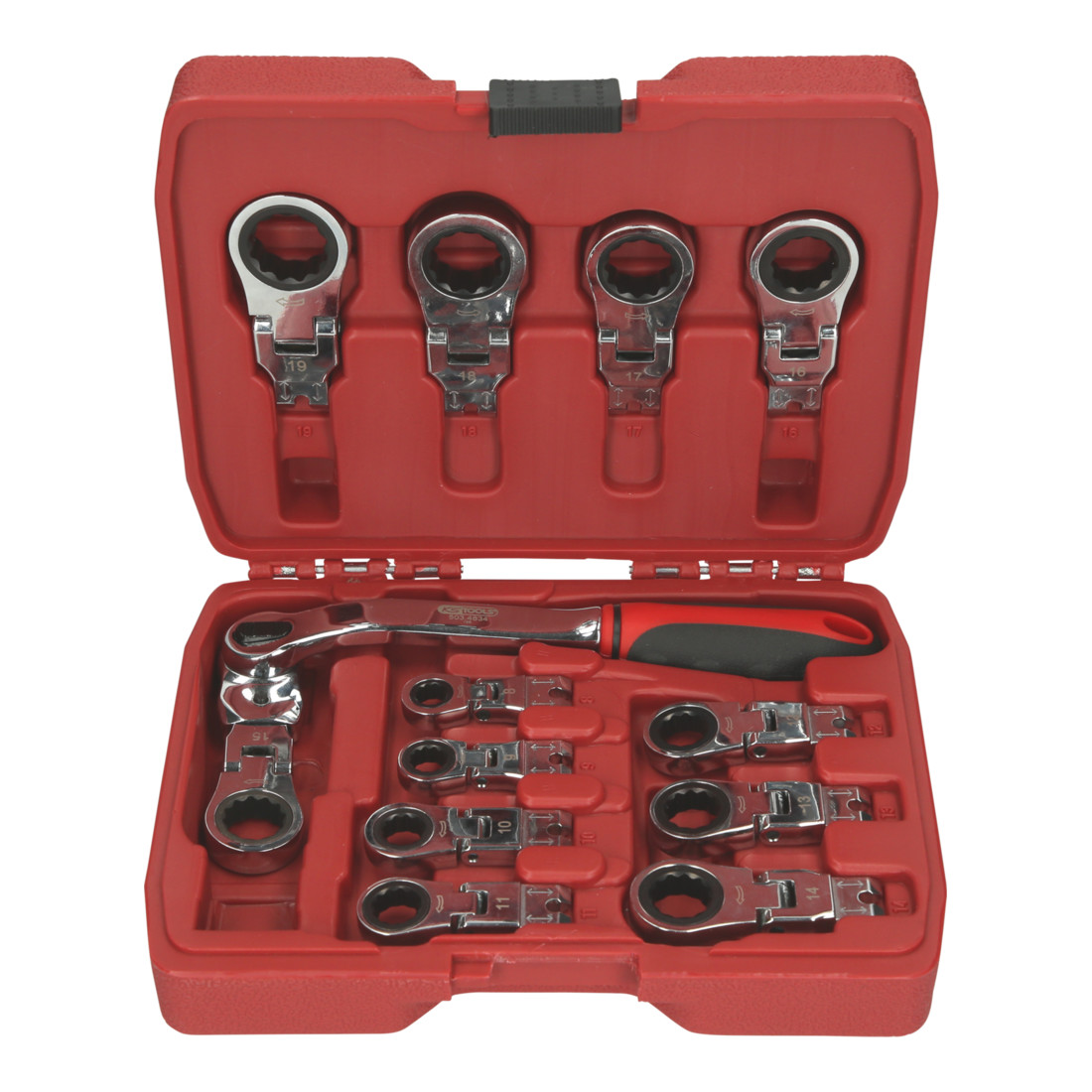 KS TOOLS Jeu de clés à cliquet , 13 pcs.