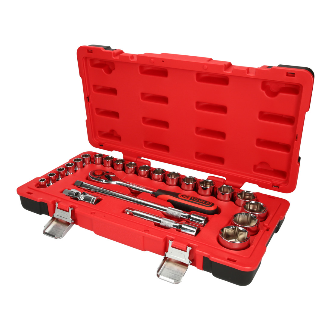 KS TOOLS 1/2' CHROMEplus set de clés à douille, 24 pcs