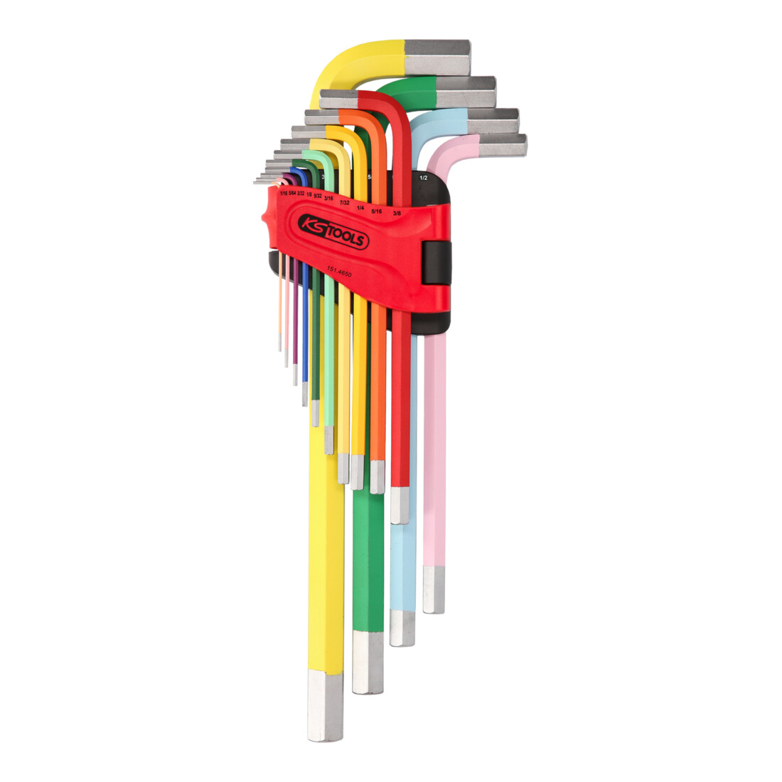 KS TOOLS Jeu de clés Allen , extra longues, 14 pcs.