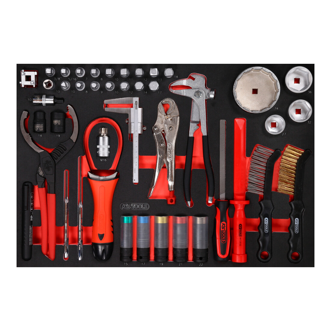 KS TOOLS SCS Module spéciale démontage roues, 43 pcs, modules système 1/1