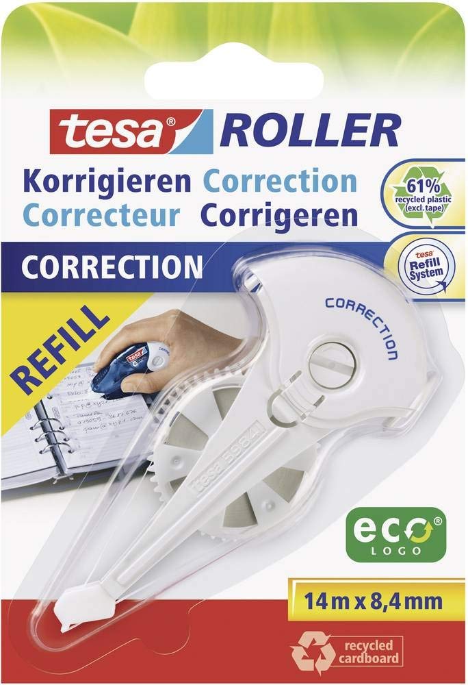 TEAC tesa Korrekturroller ecoLogo Nachfüllkassette blau