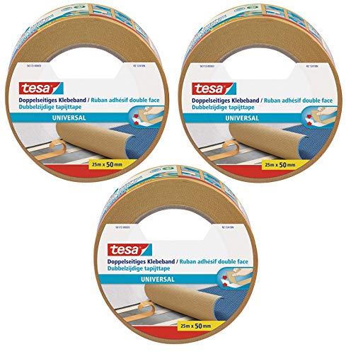 TEAC tesa Klebeband Universal doppelseitig 25m x 50mm