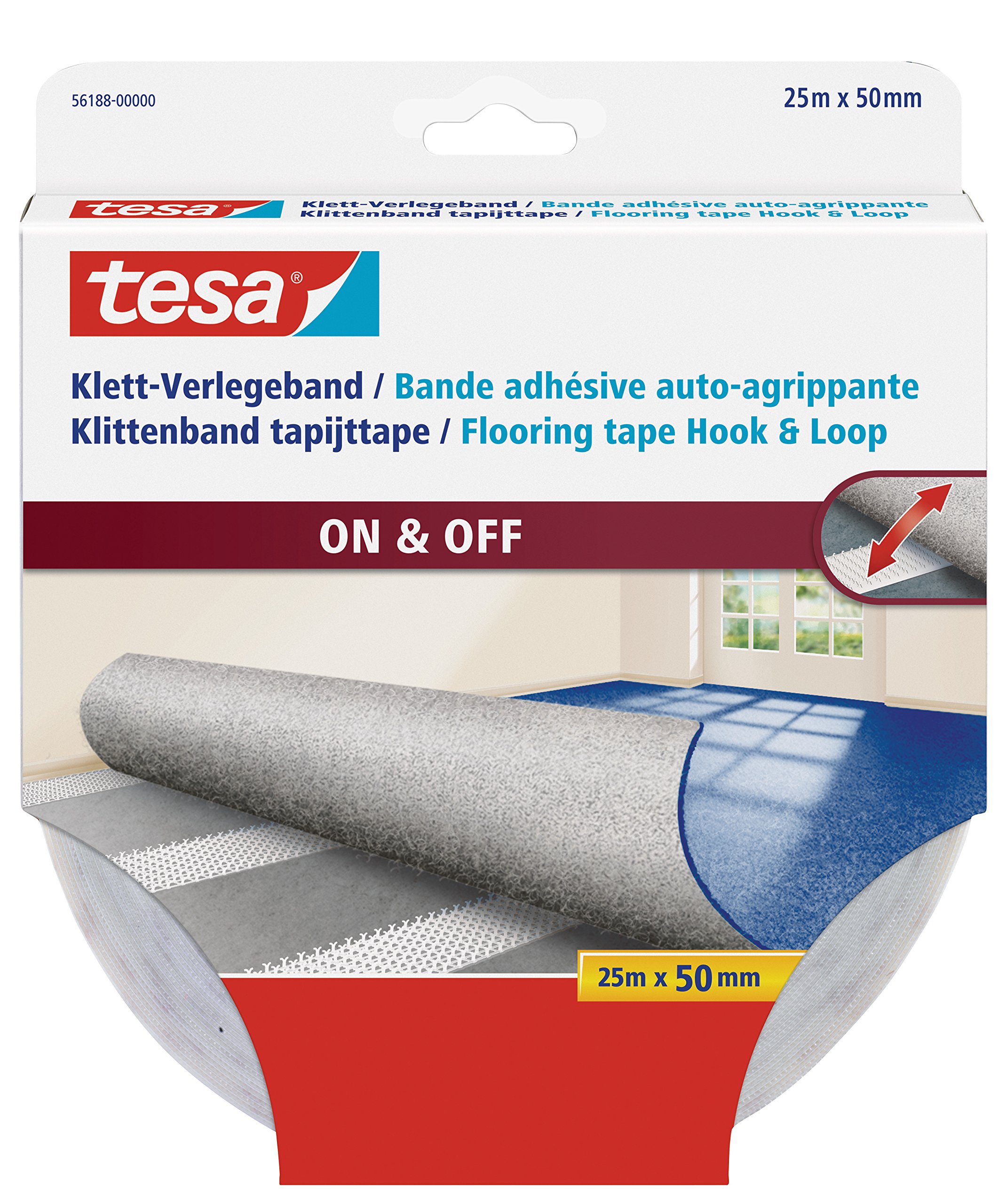TEAC tesa Klett-Verlegeband 25m x 50mm
