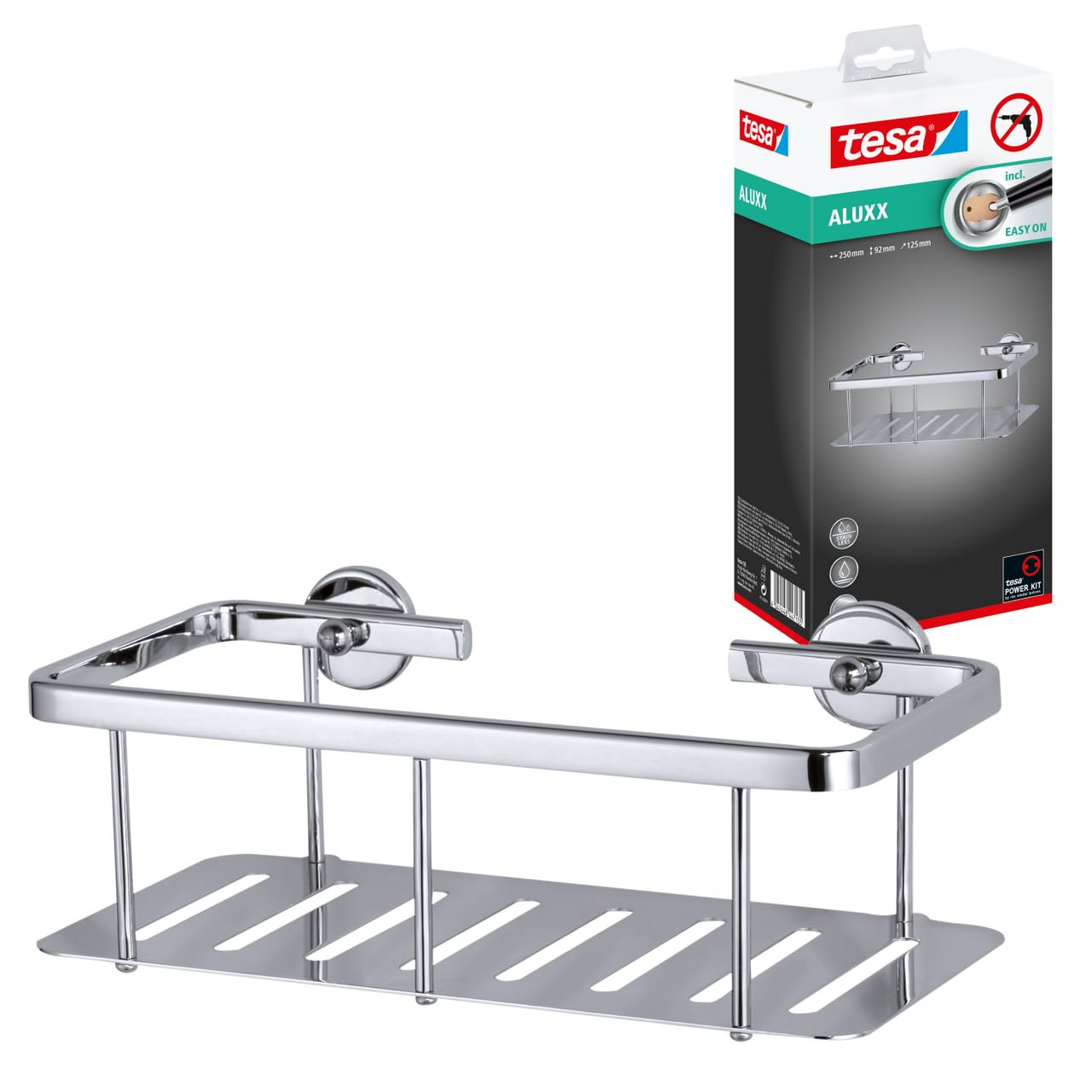 TEAC tesa ALUXX Ablagekorb einstöckig 4ec 92m x 251mm silber