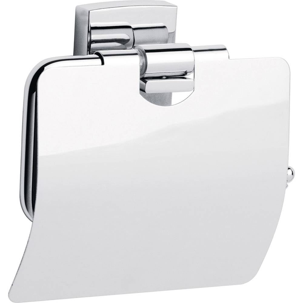 TEAC tesa klaam WC-Papierrollenhalter inkl. Kleber mit Deckel