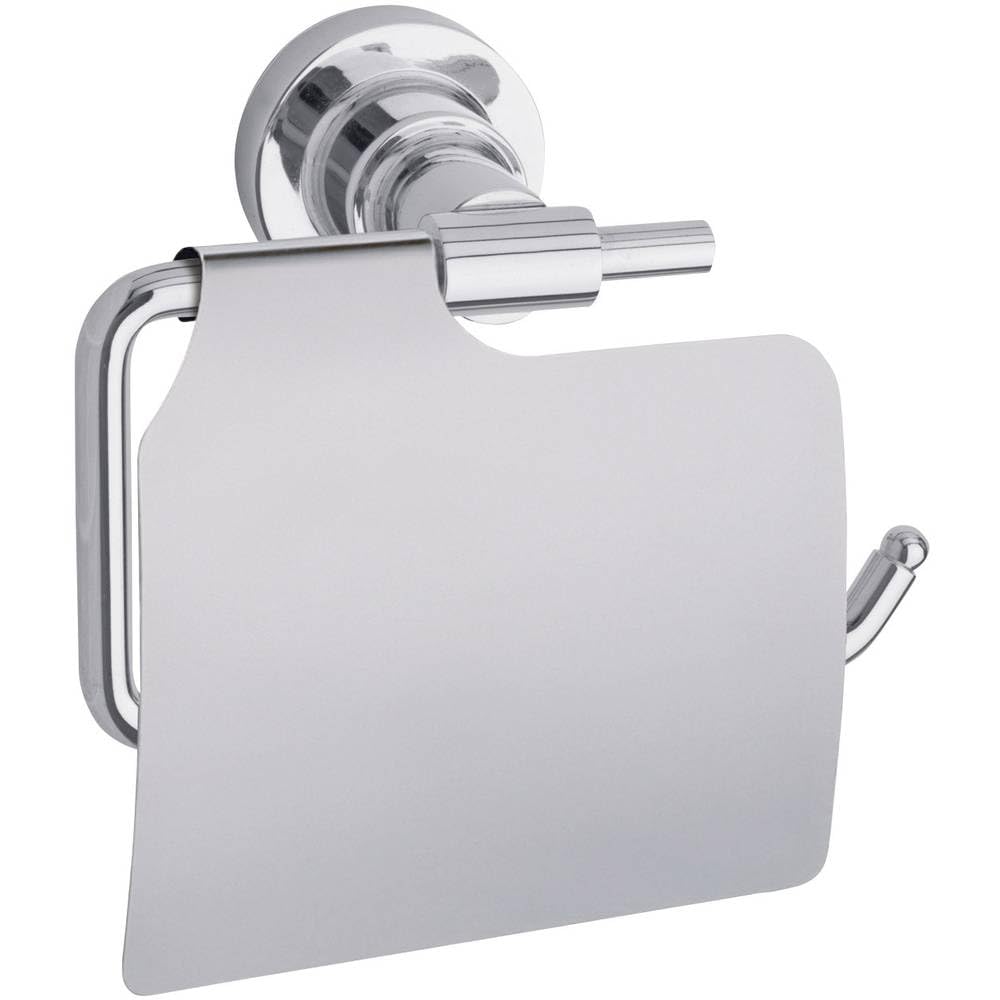 TEAC tesa luup WC-Papierrollenhalter inkl. Kleber mit Deckel