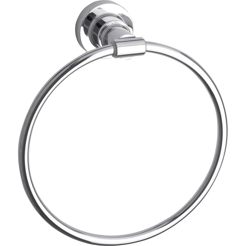 TEAC tesa luup Handtuchring inkl. Kleber silber