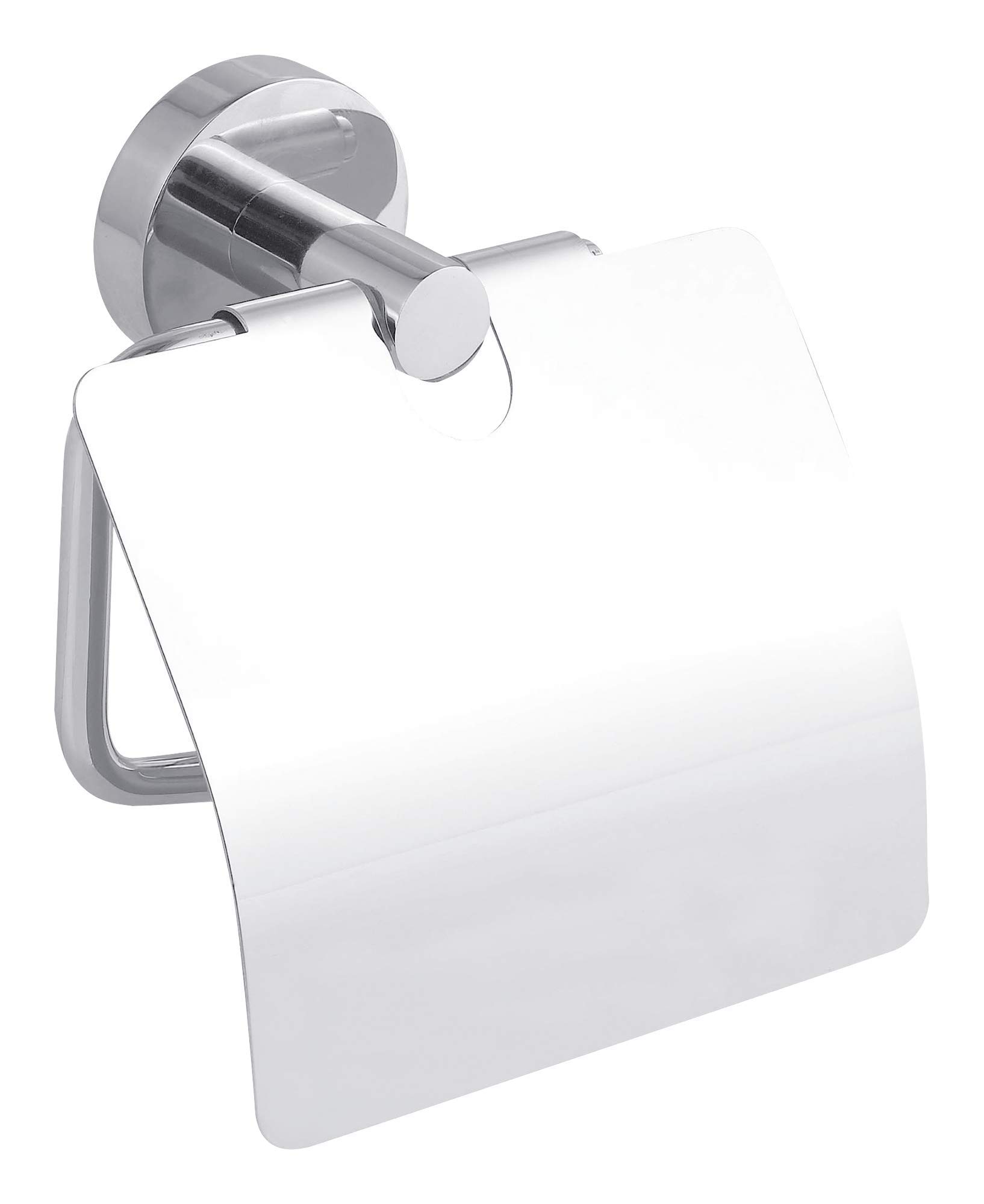 TEAC tesa SMOOZ WC-Papierrollenhalter mit Kleber + Deckel