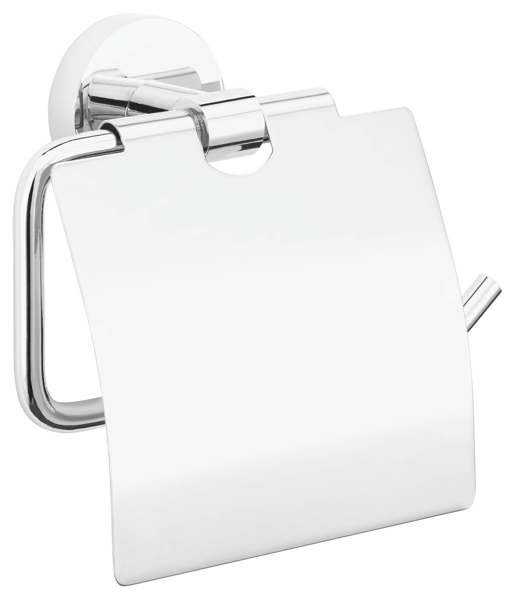 TEAC tesa Exxcellent Toilettenrollenhalter mit Kleber + Deckel