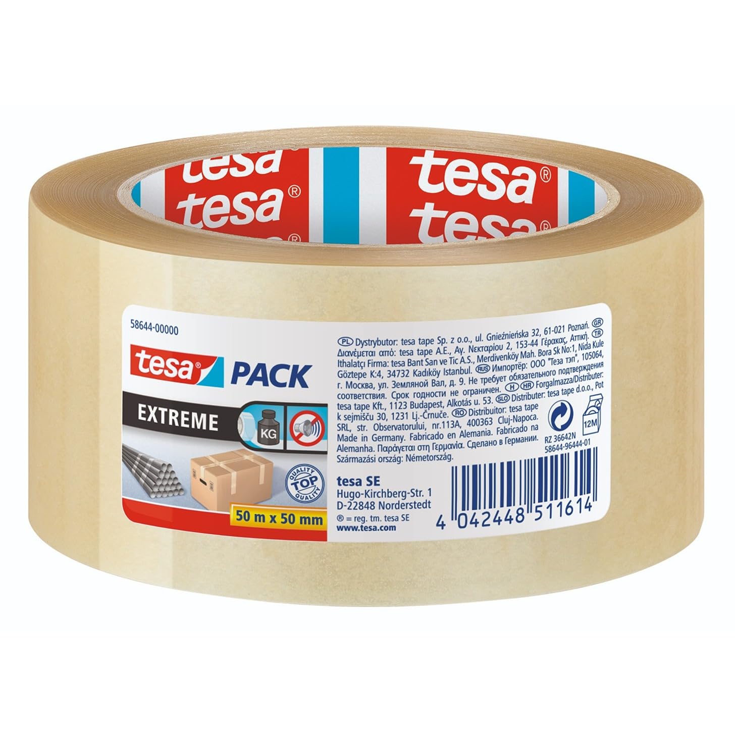 TEAC tesapack Packband Extreme 50m x 50mm transparent