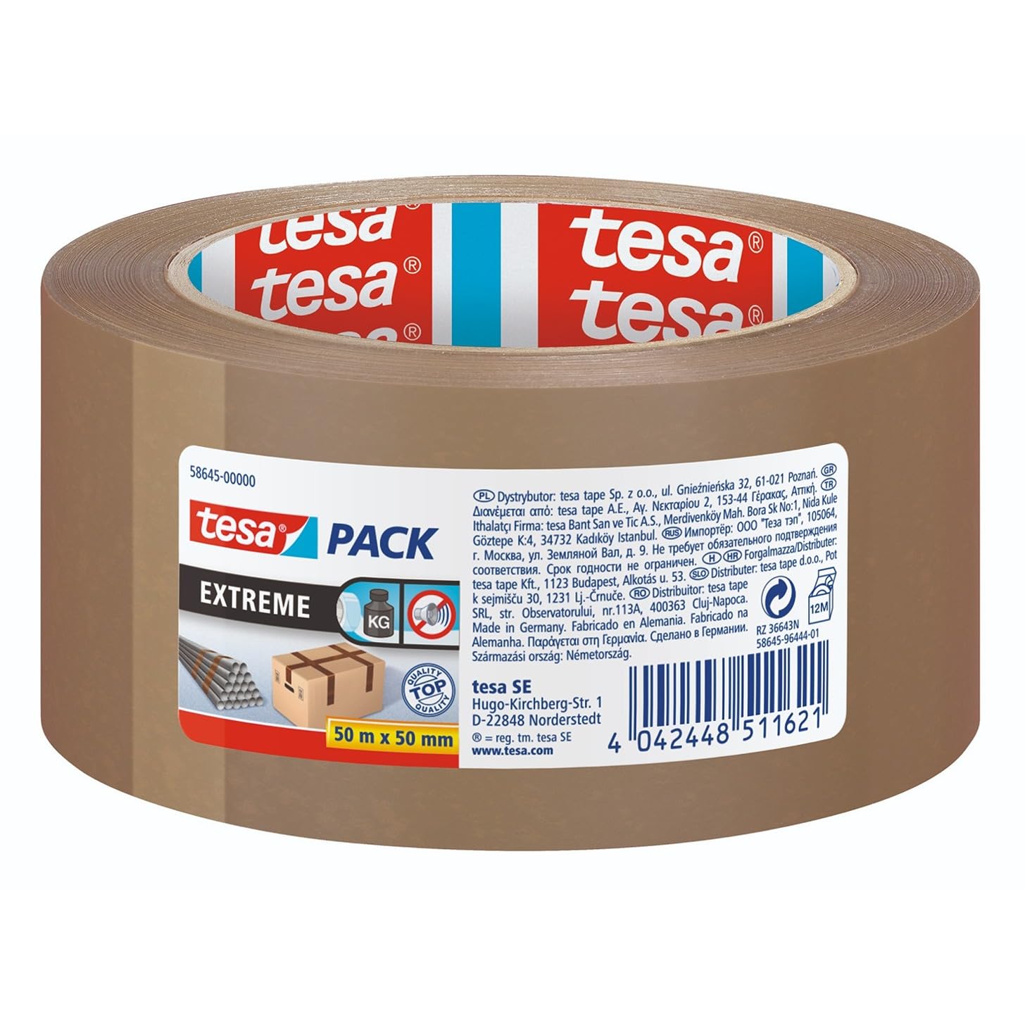 TEAC tesapack Packband Extreme 50m x 50mm braun