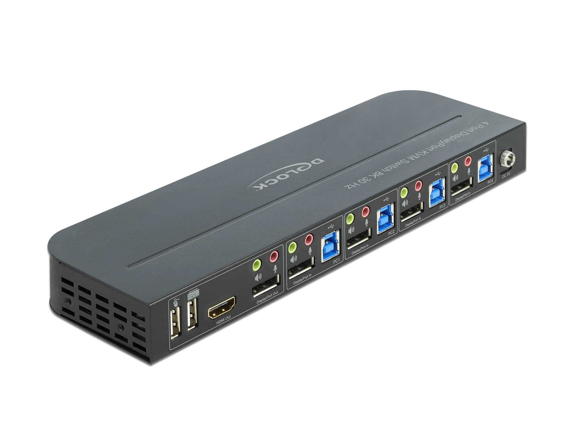 DeLock DP 1.4 KVM Switch - 8K 30Hz avec SB 3.2 Gen 1