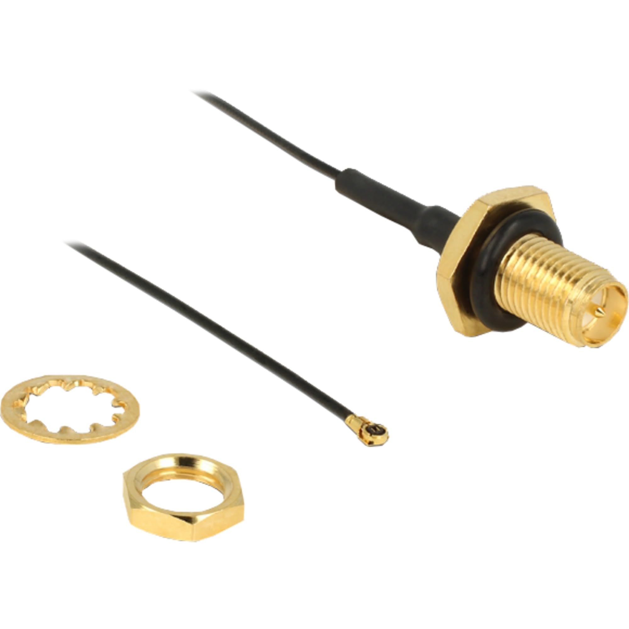 DeLock RP-SMA (Buchse) > MHF IV/HSC MXHP32 (Stecker)