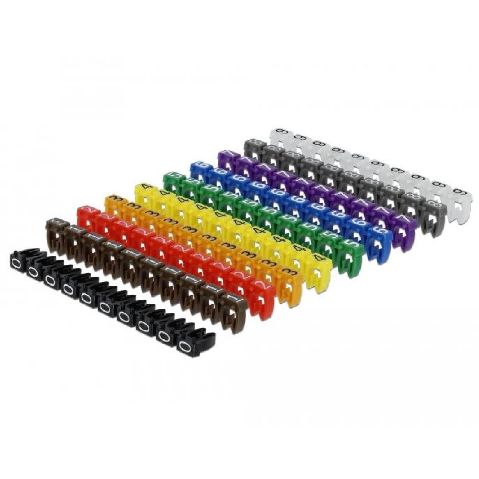DeLock Clips de repère de câble 0-9