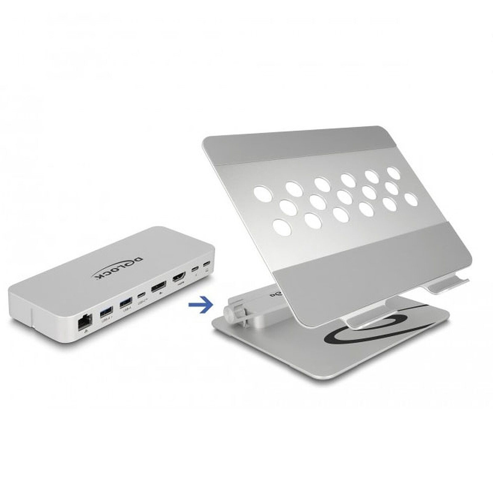 DeLock Laptop Stand & Integrated Docking Station
