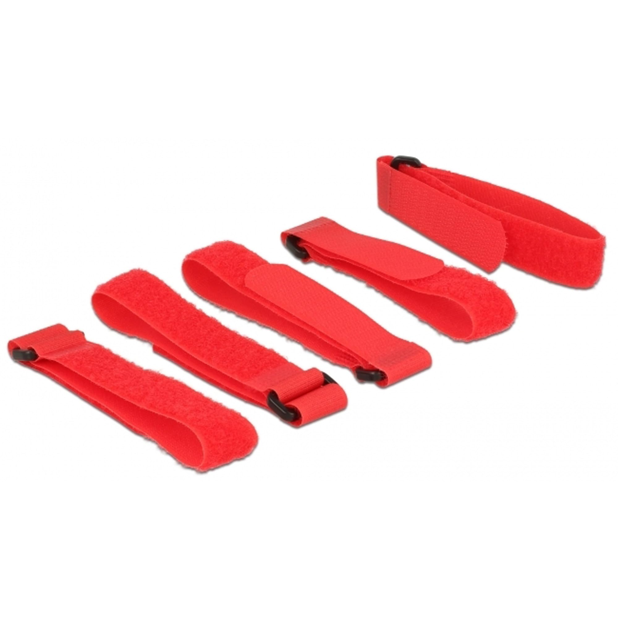 DeLock Klett-Kabelbinder 300mm x 20mm