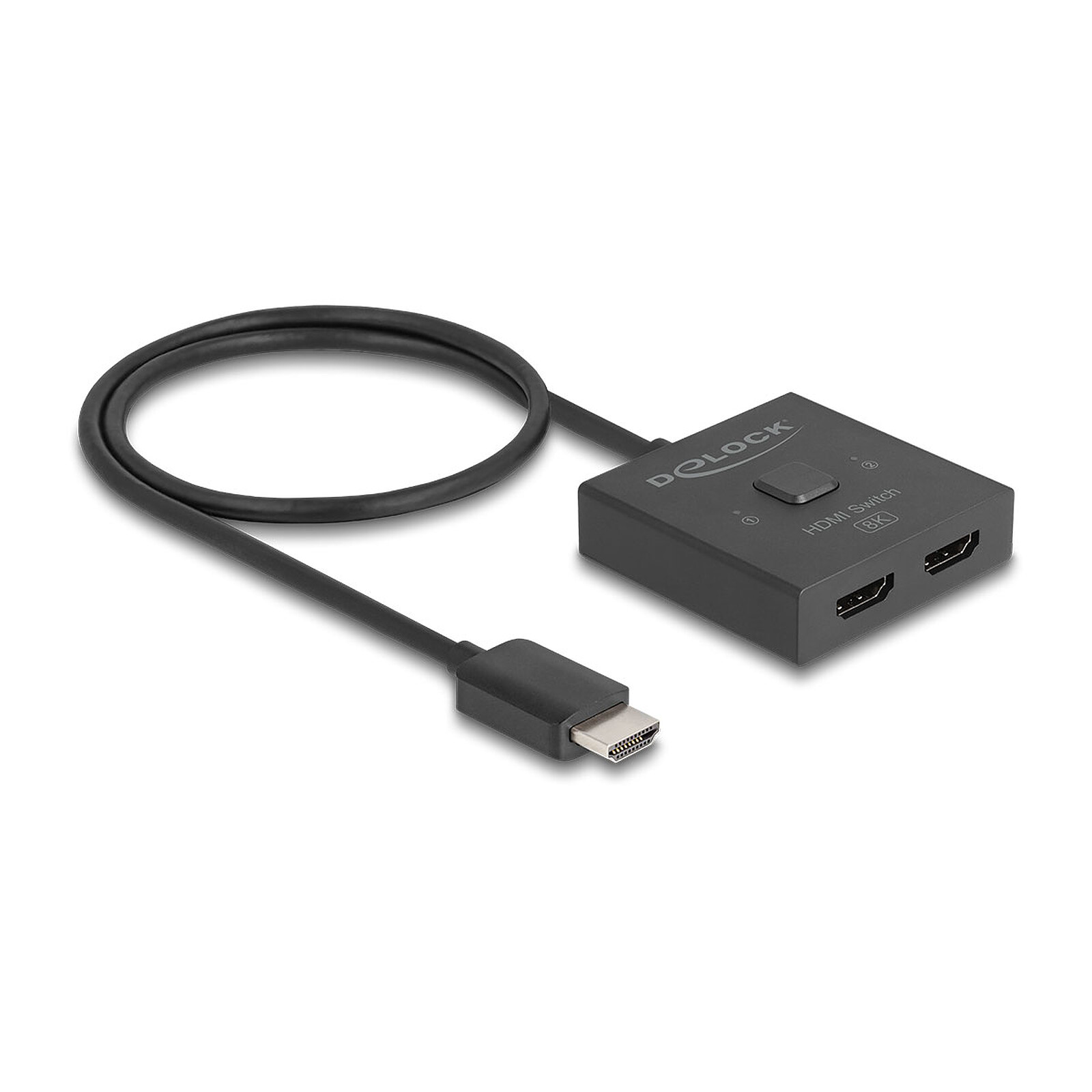 DeLock Commutateur HDMI 2 ports 8K @ 60 Hz