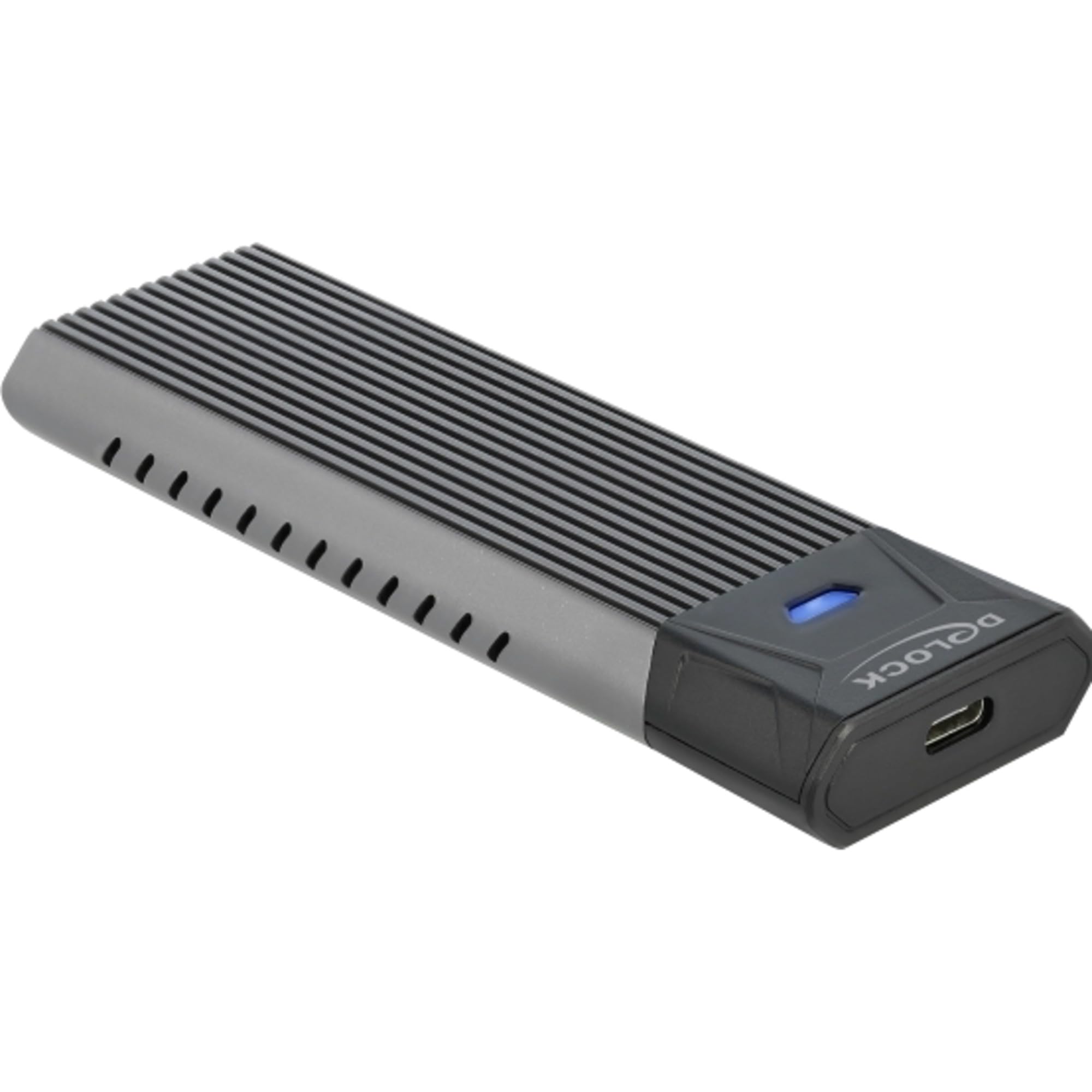 DeLock Externes USB Type-C Combo Boitier pour M.2 NVMe PCIe oder SATA SSD